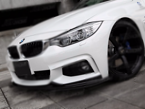 3 DESIGN STYLE CARBON FIBER FRONT LIP FOR 2013-2016 BMW 4 SERIES F32 F33 F36 (ONLY FOR M-TECH BUMPER)