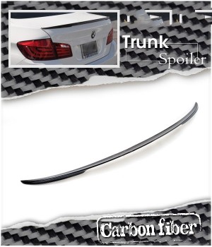BMW 5-Series F10 Sedan & M5 Carbon Fiber Trunk Spoiler Wing