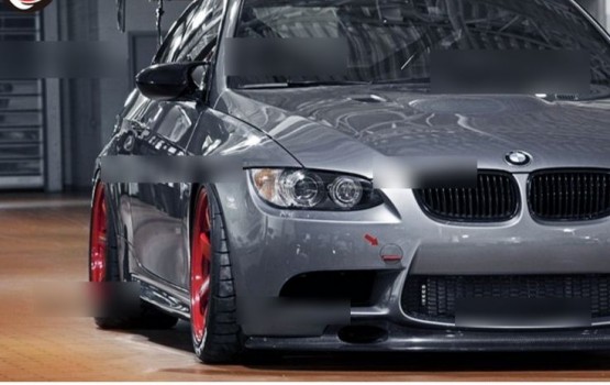 BMW E90 E92 E93 M3 Coupe Convert Carbon Fiber Front Lip Spoiler