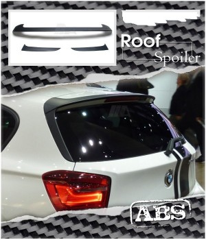BMW F20 F21 1-Series Hatchback M Tech Matte Trunk Rear Roof Spoiler 