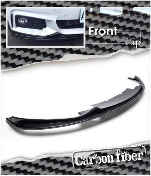 BMW F32 F33 F36 4-Series M Sport Carbon Front Bumper Lip Spoiler