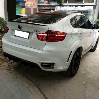 Body Kit for BMW X6 E71 Excellent Fitment Exhauste Tips 304 Stainless Steel car Muffler Tip rear pipe 