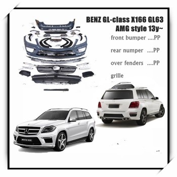 body kit FOR Mercedes-Benz GL-CLASS X166 upgrade to GL63   