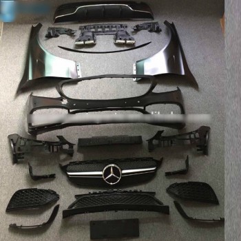 Body kit High quality rear bumper 2014-2016 for Mercedes-Benz C-class W205 Upgrade C63