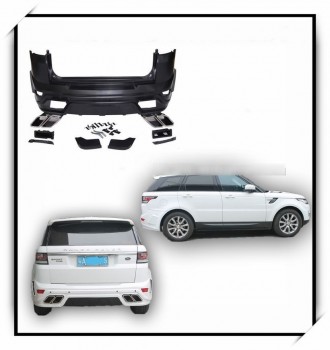 body kit rear bumper with tail pipe for Range Rover Sport 