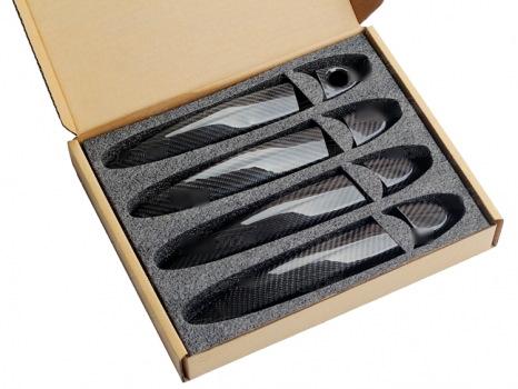 CARBON FIBER DOOR PULLS HANDLE FOR 2006-2011 BMW ALL MODELS