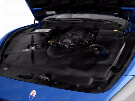 CARBON FIBER ENGINE COVER (3 PCS) FOR 2007-2015 MASERATI GRANTURISMO GRANCABRIO GT GTS