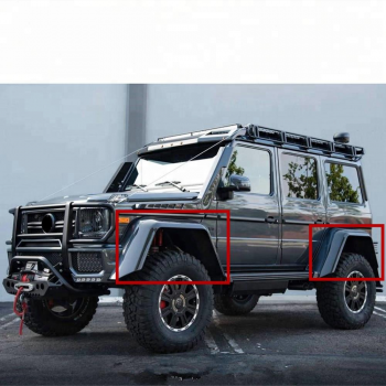 Carbon Fiber material 4x4 wide over fenders for Mercedes Benz G-Class W463 