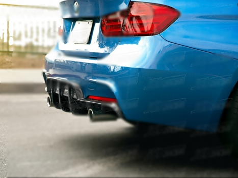 E STYLE CARBON FIBER REAR LIP FOR 2012-2016 BMW 3 SERIES F30 F35