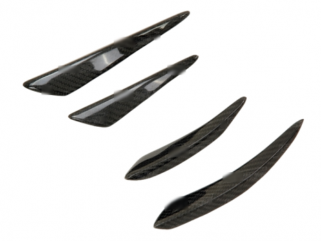 JSK STYLE CARBON FIBER FRONT BUMPER CANARDS FOR BMW ALL MODELS