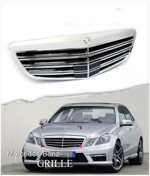 Mercedes-Benz W221 S-CLASS S350 S550 S600 S63 S65 AMG Front Hood Chrome Grille 