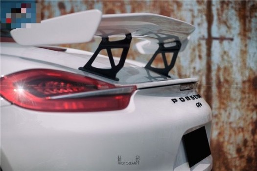 Porsche Cayman Boxster 981 GT4 Carbon Fiber Spoiler Wing