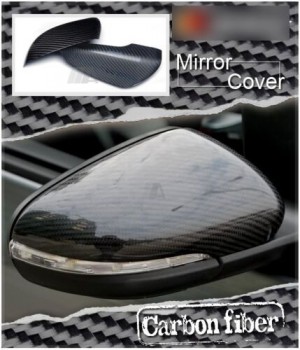VolksWagen GOLF6 GOLF 6 VI GTI MK6 Dry Carbon Fiber Door Side Mirror Covers for 2010-2014 
