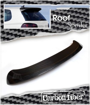 Volkswagen MK6 Golf 6 VI 5K Carbon Fiber for Rear Top Window Roof Spoiler 