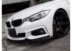 3 DESIGN STYLE CARBON FIBER FRONT LIP FOR 2013-2016 BMW 4 SERIES F32 F33 F36 (ONLY FOR M-TECH BUMPER)