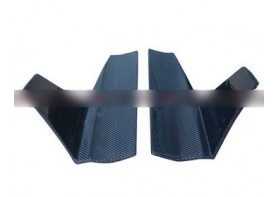 Audi S3 Carbon Fiber Side Skirt Extensions & Side Wings