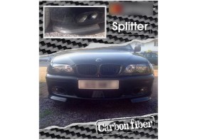 BMW E46 3-Series M-Tech Bumper Carbon Fiber Front Splitters for 2001-2006 