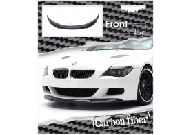 BMW E63 E64 M6 Bumper Carbon Fiber Front Lip Spoiler for 2005-2011