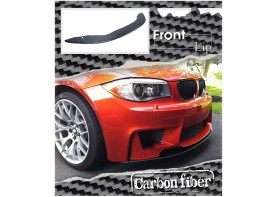 BMW E82 E88 Coupe 1M 1-Series M Tech Carbon Fiber Front Lip Spoiler Bumper