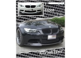 BMW E9x M3 Carbon Fiber Front Bumper Lip Splitter Spoiler for 2008-2013 