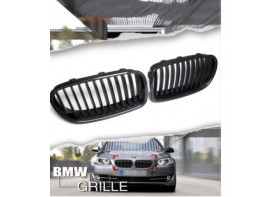 BMW F10 F11 5-Series 528 530 535 M5 Carbon Fiber Front Kidney Hood Grilles   