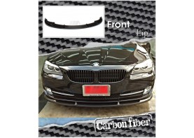 BMW F10 Pre-LCI 5-Series Sedan Carbon Fiber Front Bumper Lip Spoiler for 2011-2014  
