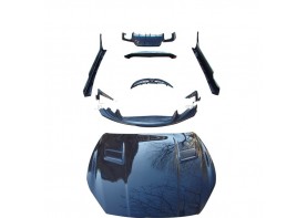 body kit 2013 for Maserati ghibl bumper bonnet rear lipbonne rear bumper side skirt 