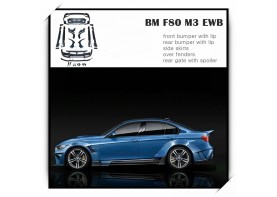body kit for BMW F80 M3 M-TECH New arrival front lip rear spoiler 