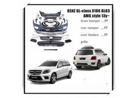 body kit FOR Mercedes-Benz GL-CLASS X166 upgrade to GL63   
