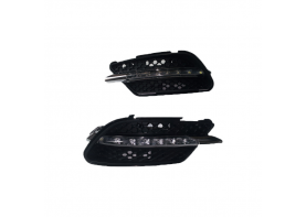 Body kit Front bumper LED lights covers 2007-2010 for Mercedes-Benz C-class W204