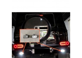 body kits for Mercedes-Benz G-class W463 rear fog light Rear Bumper Fog Back and Red Lamp Tail Small Lights 