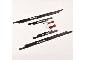 body kits for Mercedes-Benz G-class W463 door sill pedal black side panel rail footboard cover with led light 