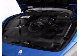 CARBON FIBER ENGINE COVER (3 PCS) FOR 2007-2015 MASERATI GRANTURISMO GRANCABRIO GT GTS