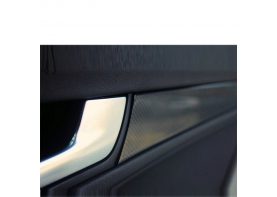 Carbon Fiber interior parts 6 pieces replace original interior trims for Audi A4