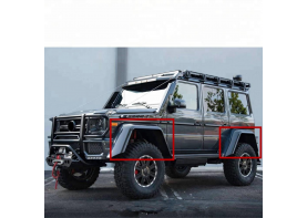 Carbon Fiber material 4x4 wide over fenders for Mercedes Benz G-Class W463 