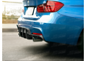 E STYLE CARBON FIBER REAR LIP FOR 2012-2016 BMW 3 SERIES F30 F35