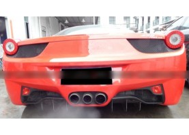 Ferrari 458 Italia Carbon Fiber Rear Brake Light Covers Body Kit