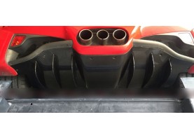 Ferrari 458 Italia Carbon Fiber Rear Diffuser Lip Body Kit