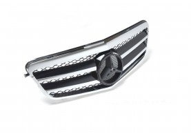 Mercedes-Benz E-Class Sedan W212 Carbon Fiber Front Black Grille Grill for 2010-2013 