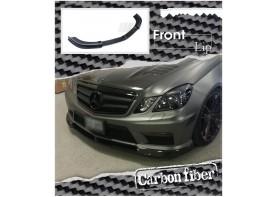Mercedes-Benz W212 E63 AMG Carbon Fiber Front Bumper Lip Spoiler 