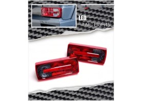 Mercedes-Benz W463 G 500 550 55 AMG Tail Rear Lights Assembly RED Smoke Lamp 2PC 