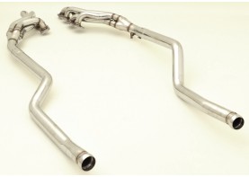 Mercedes Benz C63 AMG W204 long tube headers with down pipes 