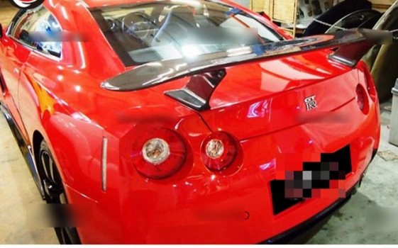 Nissan GTR R35 Carbon Fiber Trunk Spoiler Wing Body Kit 