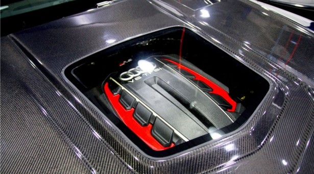 Audi A7 S7 RS7 Carbon Fiber Hood Bonnet W/ Center Glass