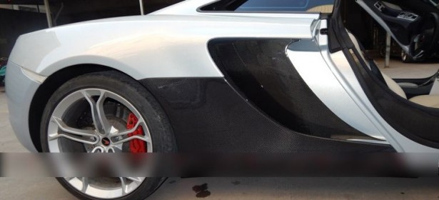 McLaren MP4 12C Carbon Fiber Side Intake Tuning Vanes