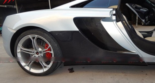 McLaren Mp4 12C Carbon Fiber Under Quarter Rocker Panels Body Kit