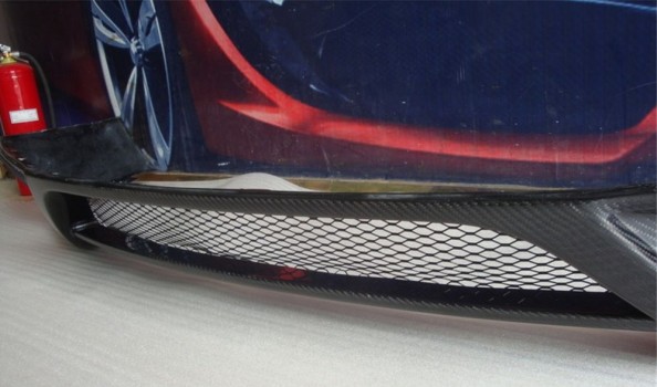  Nissan GTR R35 Carbon Fiber Rear Diffuser Lip