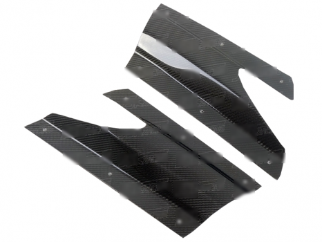 V STYLE CARBON FIBER REAR SIDE FIN FOR 2008-2016 NISSAN GTR R35