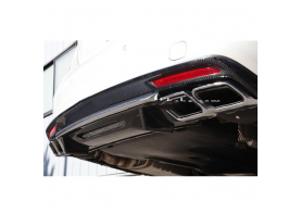 Carbon Fiber Rear diffuser rear bumper with exhaust tips 2014-16 for Mercedes Benz S-class W222 