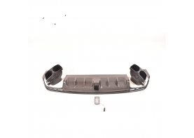 Carbon Fiber rear diffuser with exhaust tips for Mercedes Benz S-class W222 